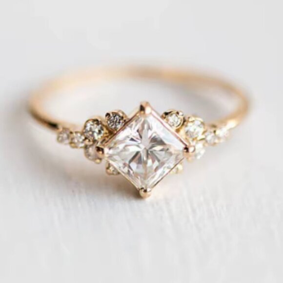 Curated by Megan Jewelry - Gold Plated Dainty Ring - Minimalist - NEW